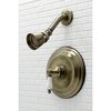 Kingston Brass KB3633PLSO Pressure Balanced Shower Faucet, Antique Brass KB3633PLSO